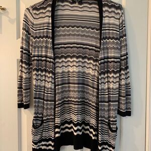 Spense Knits Fine Gauge Knit Cardigan Sweater M